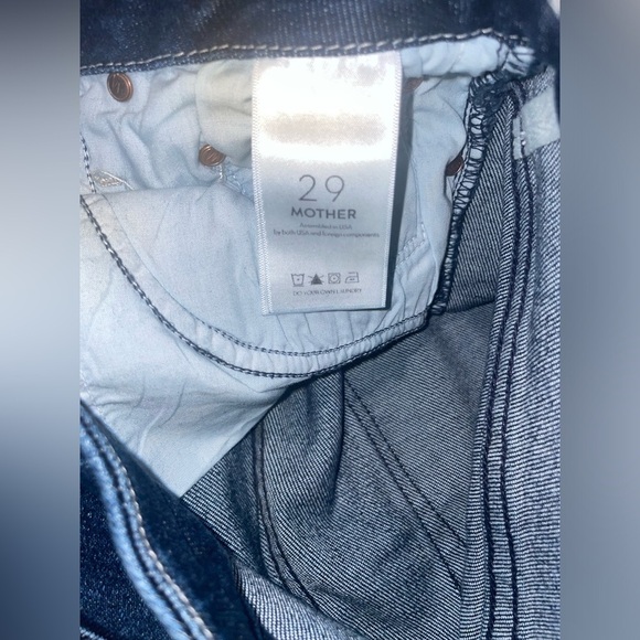 New! MOTHER High Waisted Ankle Fray Jeans in Enchanted 👖size 29 - Picture 12 of 14
